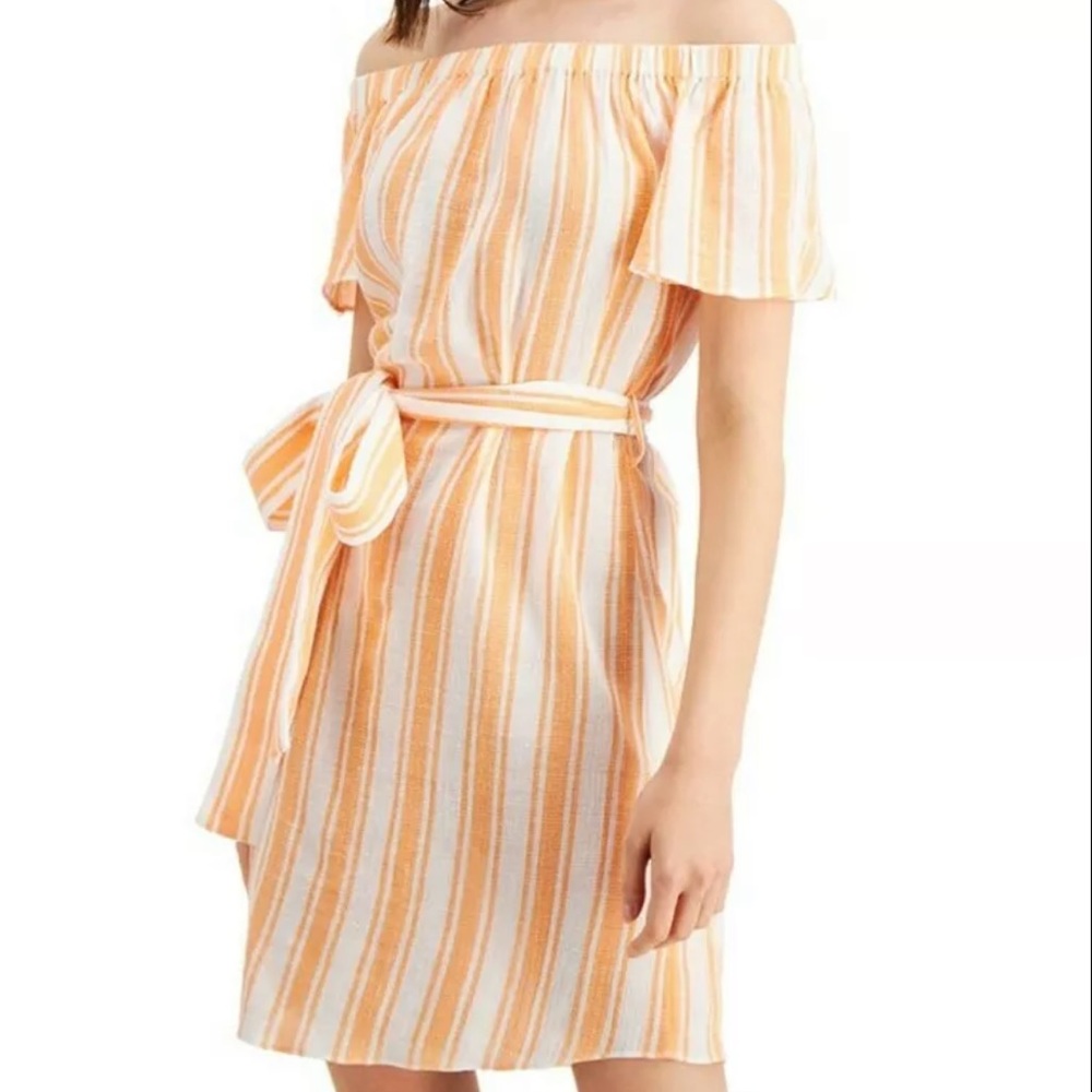 NWT Michael Kors Sundress - nectarine and white striped! Size XL